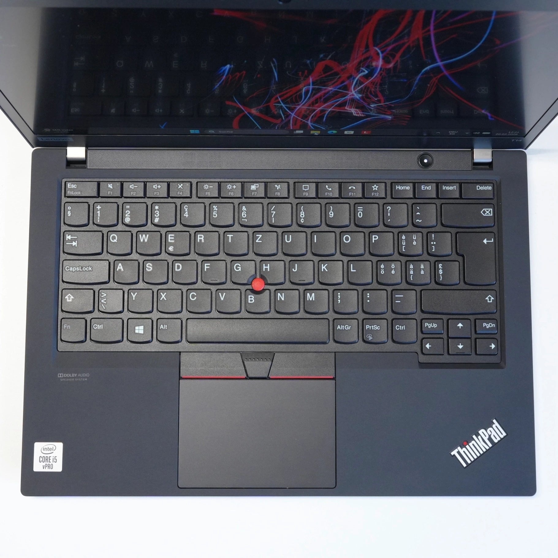 Lenovo ThinkPad T14 Gen 1 i5-10310U 16GB 256GB NVMe A-Grade Refurbished Business Laptop Schweiz