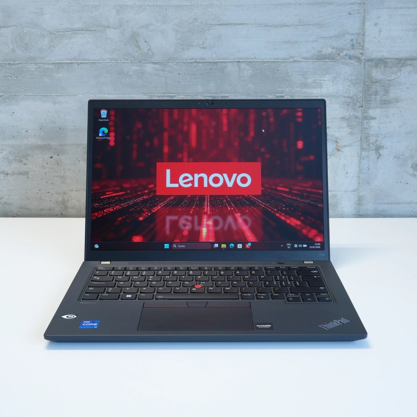 Lenovo ThinkPad T14 Gen 3 i7-1255U 16GB 512GB LTE A-Grade Refurbished Business Laptop Schweiz
