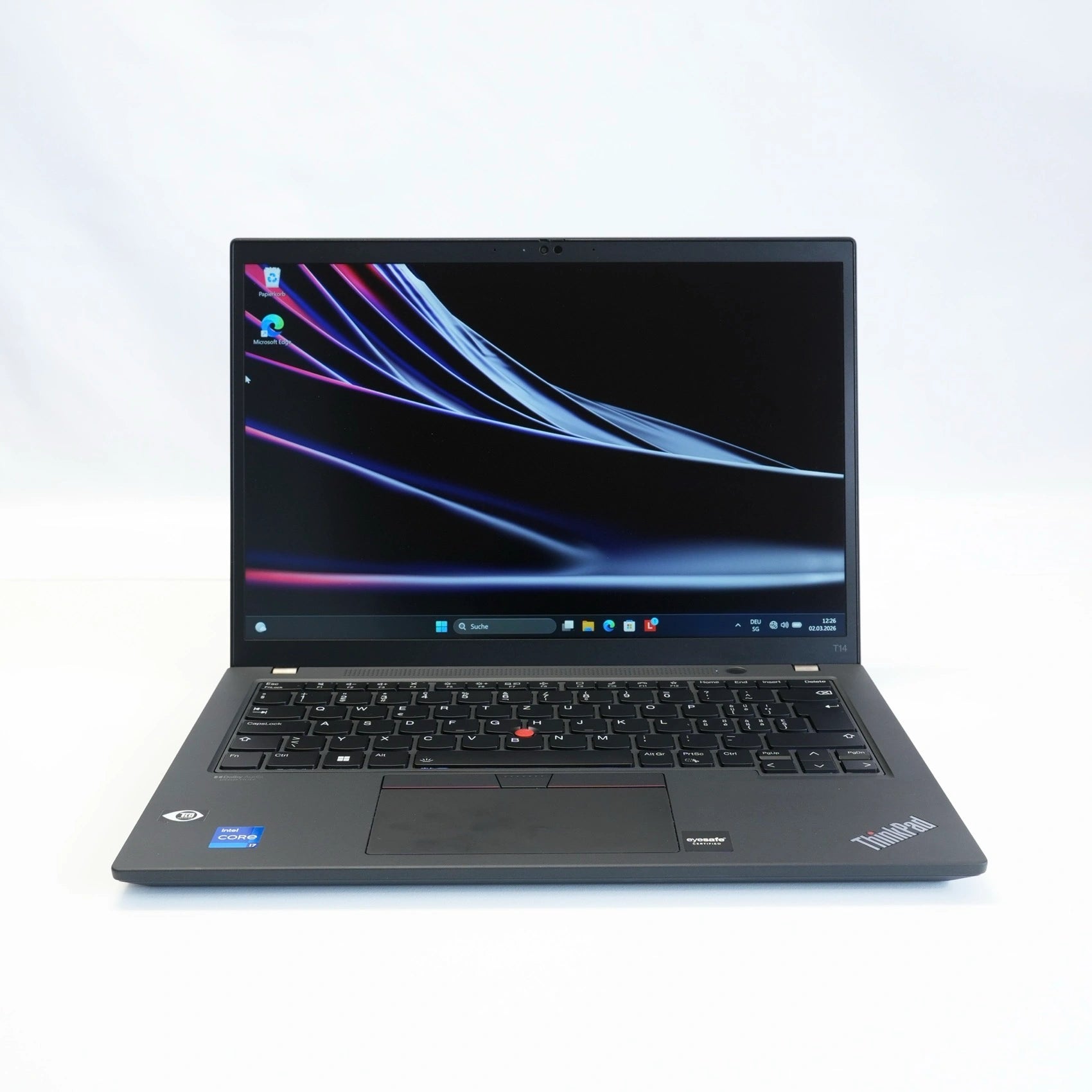 Lenovo ThinkPad T14 Gen 3 i7-1255U 16GB 512GB LTE A-Grade Refurbished Business Laptop Schweiz