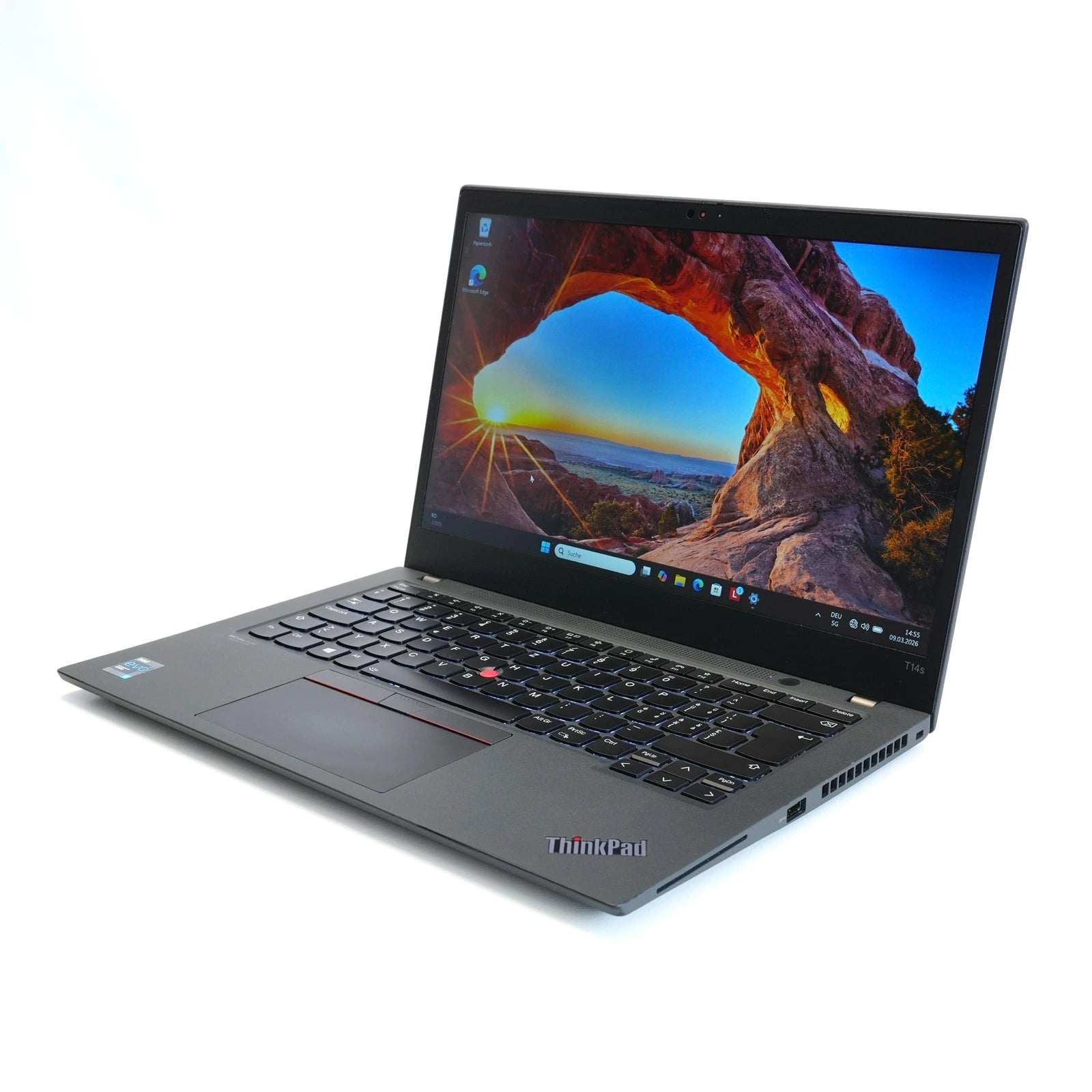 Lenovo ThinkPad T14s Gen 2 i7 16GB 256GB A-Grade Refurbished Business Laptop Schweiz