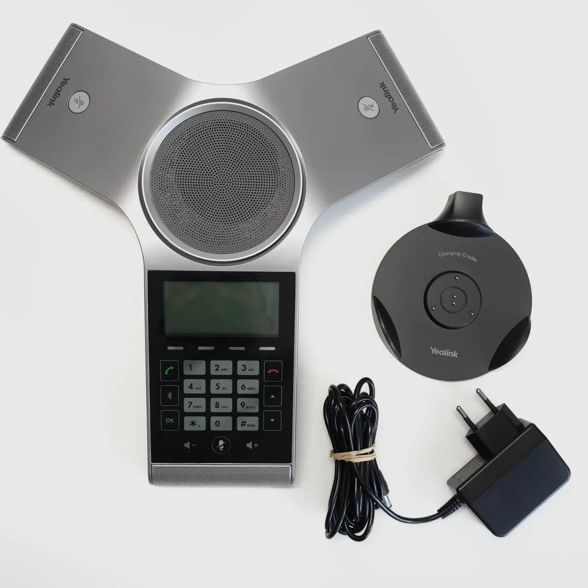 Yealink CP930W DECT Konferenztelefon mit W60B Basisstation für kabellose Telefonkonferenzen