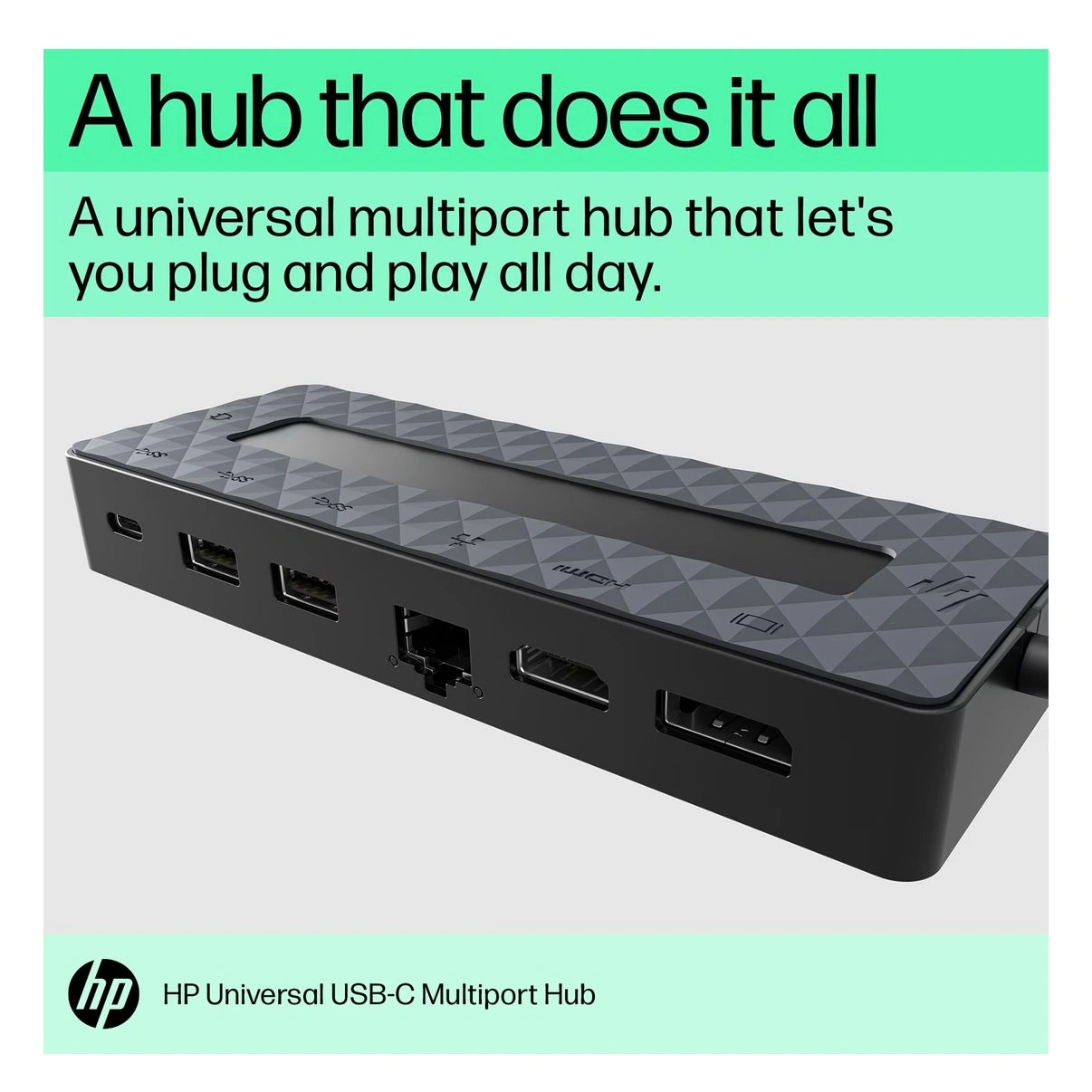 HP Universal USB-C Multiport Hub 50H55UT USB-C Multiport Adapter Schweiz